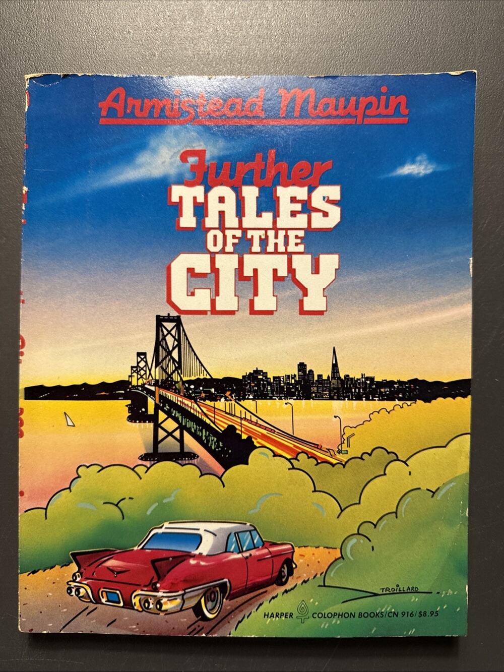 Armistead Maupin Further Tales of the City PB 1982 1st Edition